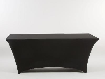 Stôl bufetový  183 x 74  cm, v. 76 cm, návlek strečový čierny